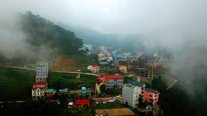 Đại công trường ở thị trấn nghỉ dưỡng Tam Đảo